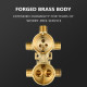 R22000 Integrated Shower and Diverter Valve for D 3 or 6 Setting Custom Shower Valve, Brass Consctructed