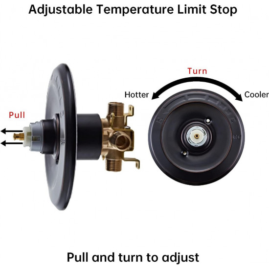 RP19804 RP46074 Shower Cartridge Replacement for Delta 1300/1400 Series 13/14 Series, Compatible with Delta Monitor MultiChoice Rough-in Valve, Include RP22734 (RP46074+Bonnet Nut)