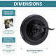 Pressure-Balancing Valve Trim Replacement for D 14 Series, Oil Rubbed Bronze