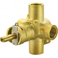 2510 Replacement Pressure Balancing Valve for Moen Tub and Shower Single Handle,with 1222 Faucet Cartridge and Retainer Clip 