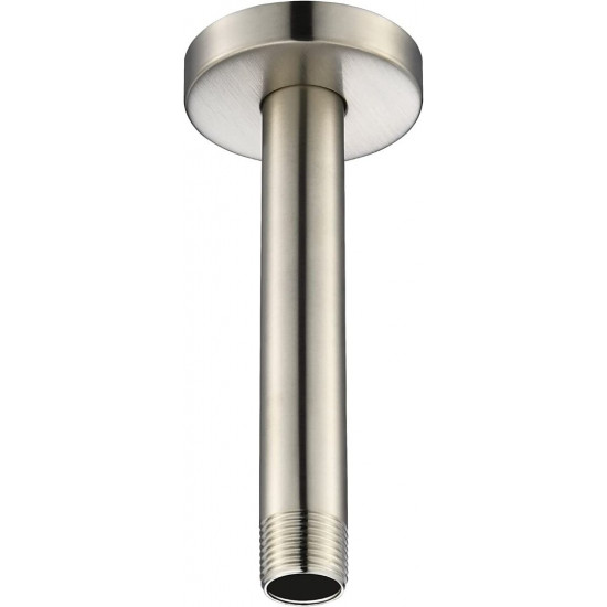 RP61058-SS Replacement for Delta 6 inches Anti-leakage Ceiling Wall Mounted Shower Arm and Flanged for American Standard, Brilliance Stainless 