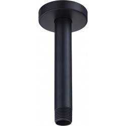 RP61058-BL Replacement for Delta 6 inches Anti-leakage Ceiling Wall Mounted Shower Arm and Flanged for American Standard, Matte Black 