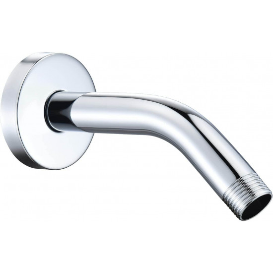 Wall Mounted Extention Shower Arm (Sold with Shower Arm Flange) Replacement for Delta U4993-PK 6-inch, Chrome 