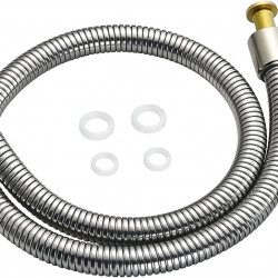 Replacement B-0044-H Pre-Rinse Hose for T&S Brass, 44 Inches Flexible Stainless Steel Hose with Heat Resistant Handle 