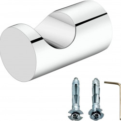 YB0403CH High-end Repalcement for Moen Align Bathroom tub Kitchen Bedroom Single Robe Hook,Chrome 