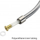 Replacement B-0044-H Pre-Rinse Hose for T&S Brass, 44 Inches Flexible Stainless Steel Hose with Heat Resistant Handle 