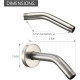 Wall Mounted Extention Shower Arm (Sold Includes Shower Arm Flange) Replacement for Delta U4993-SS 6-inches, Brilliance Stainless 